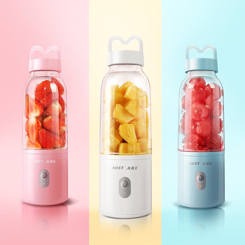 (CÓ SẴN HÀNG CHÍNH HÃNG) MÁY XAY SINH TỐ MEET JUICE CẦM TAY ĐA NĂNG XAY CỰC NHANH