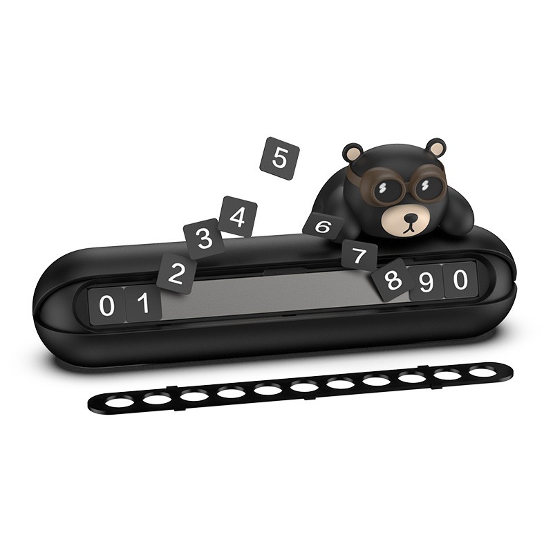 Bảng số điện thoại PECHAM đỗ xe tạm thời hình gấu harco dễ thương | BigBuy360 - bigbuy360.vn