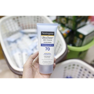 Kem chống nắng Neutrogena Ultra Sheer Dry Touch Sunscreen SPF 70