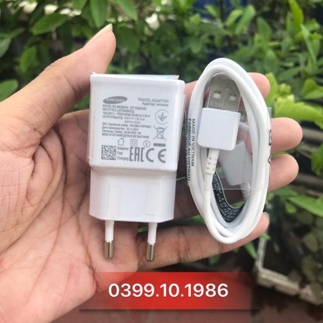 Bộ sạc cáp Note 7/S7 Edge zin chính hãng cổng Micro USB