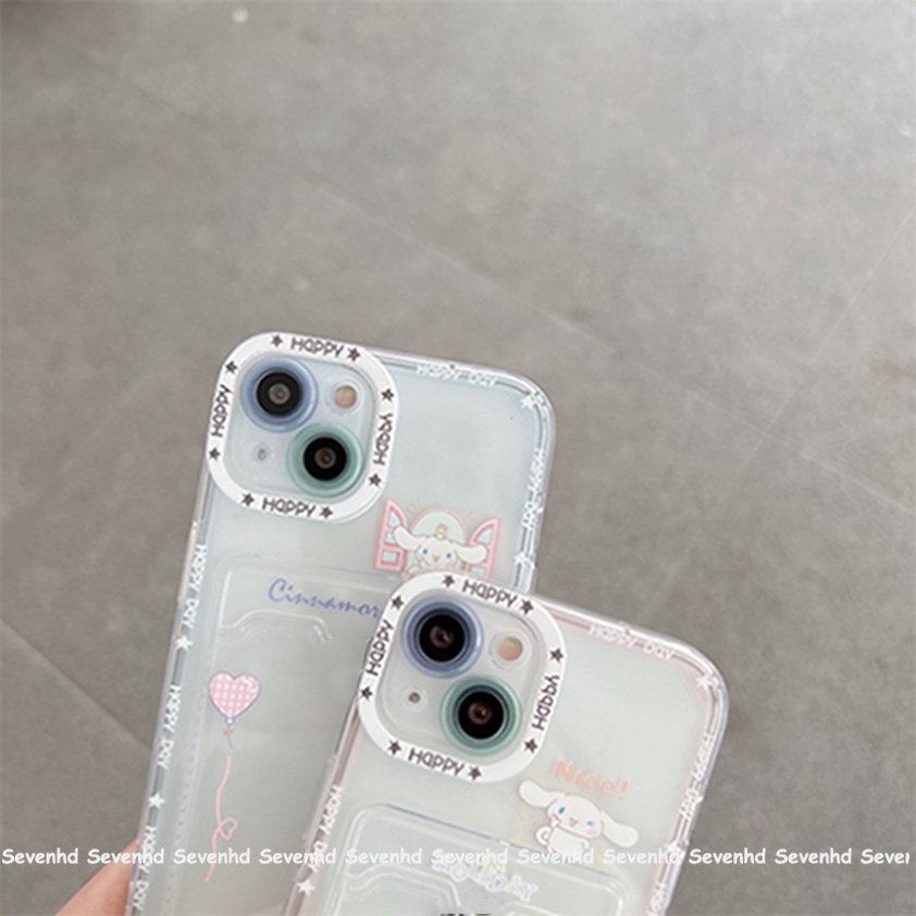 Ốp Điện Thoại Mềm Trong Suốt Có Ngăn Đựng Thẻ Cho iPhone 14 13 12 11 Pro Max X XR Xs Max 8 7 6 6s Plus SE 2020
