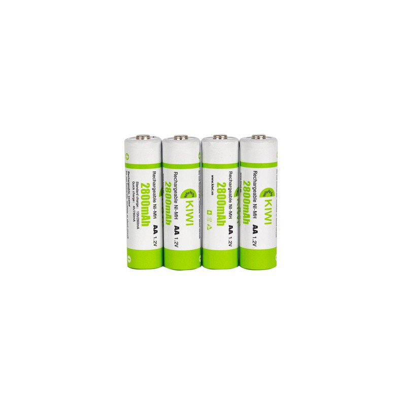 PIN SẠC KIWI AA 2800MAH VỈ 4 VIÊN HÀNG CHÍNH HÃNG, DUNG LƯỢNG CAO, DÙNG BỀN ỔN ĐỊNH