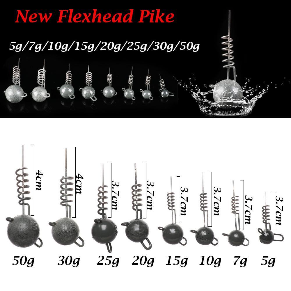 FAY Đầu Chìm Bằng Thép Carbon Chất Lượng Cao 5g 7g 10g 15g 20g 25g 30g 50g