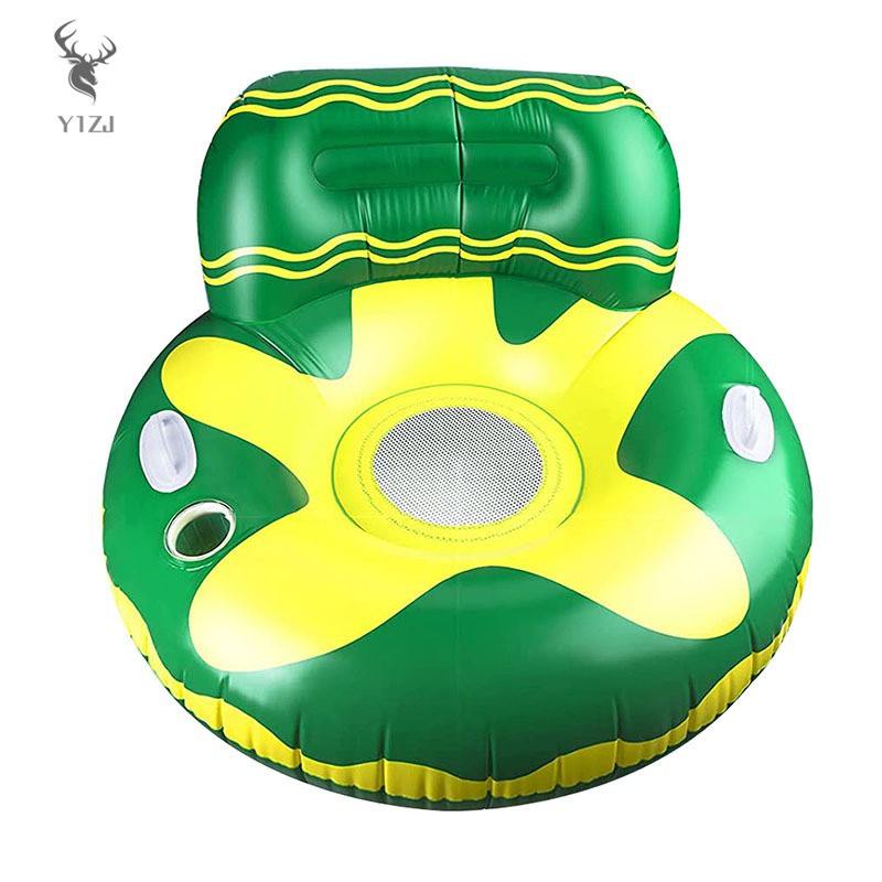COD&amp; Inflatable Pool Float Raft with Cup Holder and Handles Multi-Purpose Portable Long Lasting Convenient for Adults Kids