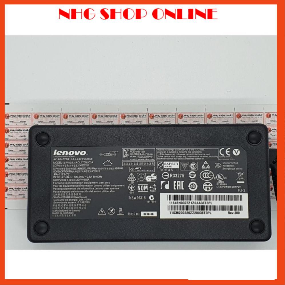 🎁 Sạc Lenovo ThinkPad W540 W541 P50 P70 T440P T540P Legion Y720 20V 8.5A 170W Chân USB - Hàng Z.in có Video Thực Tế