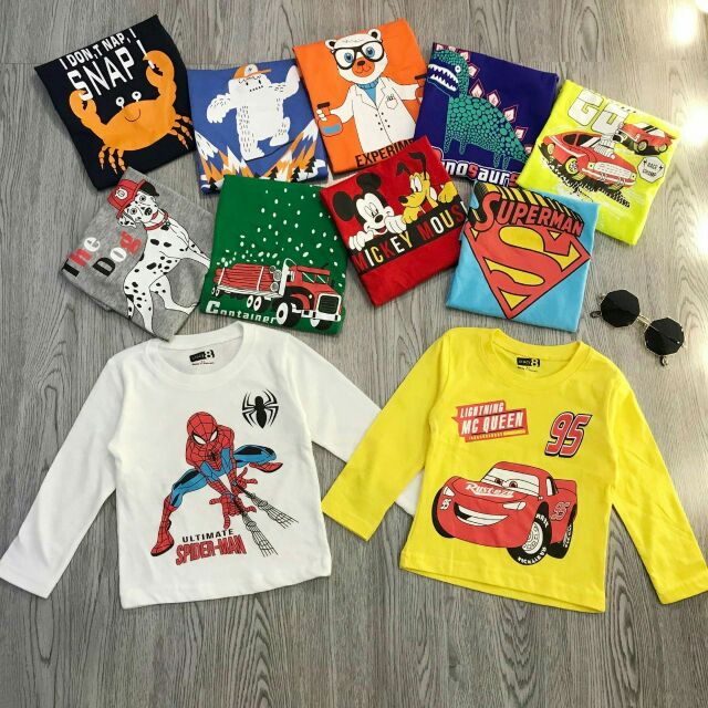 #COMBO 3 ÁO XUẤT DƯ CHO BÉ TRAI