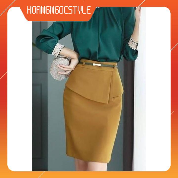 ⚡️[Hàng cao cấp]🔥Chân váy bút chì che bụng tôn dáng