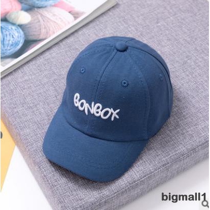 BღBღBaseball Cap Plain Kids Boys Strapback Solid Hats Polo Style Hook-N-Loop New