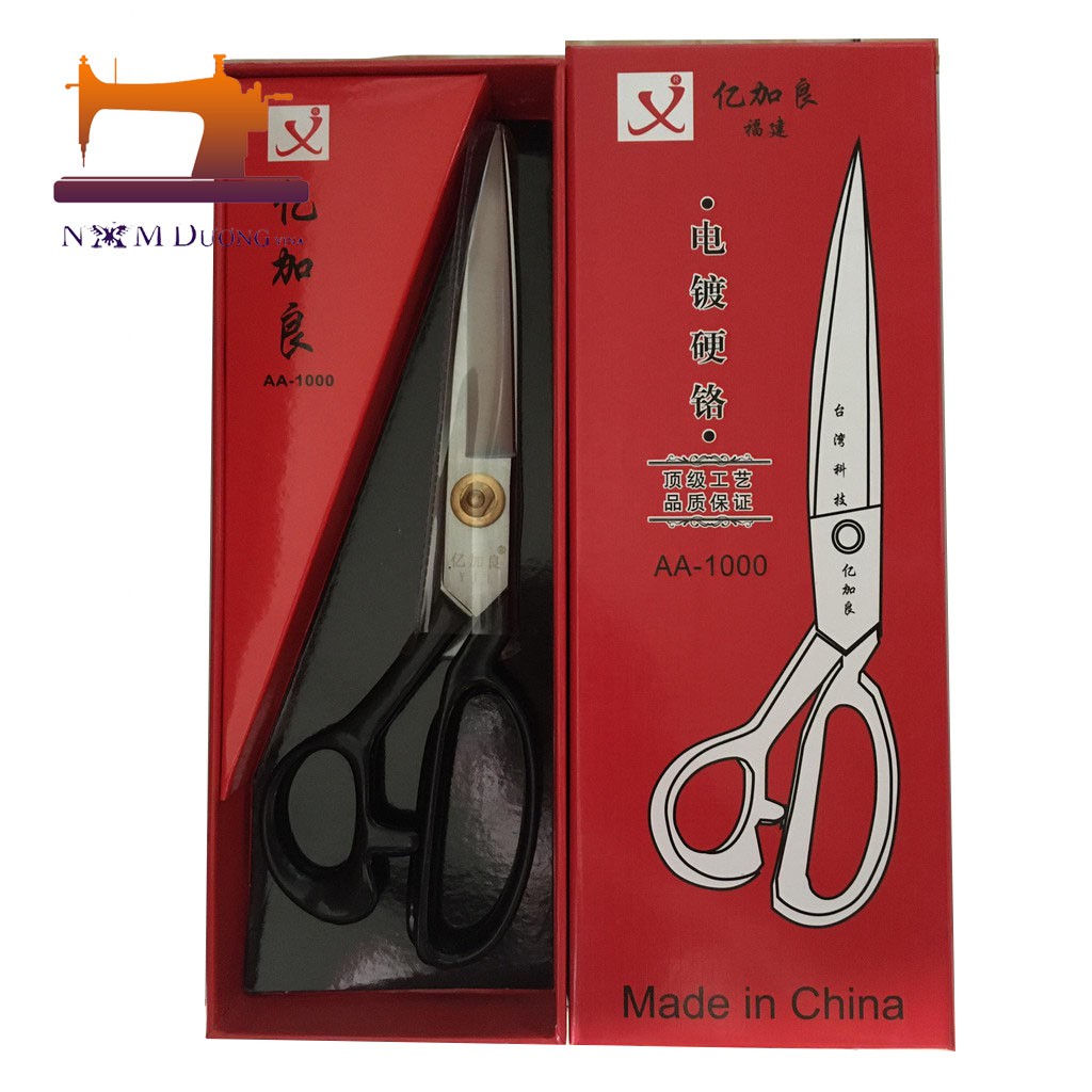 Kéo cắt vải thép không rỉ 10 inch &gt; Kéo cắt vải cao cấp AAA