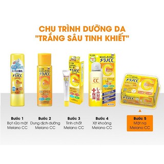 Bộ 5 sản phẩm CC Melano giảm thâm, dưỡng trắng da Nhật Bản