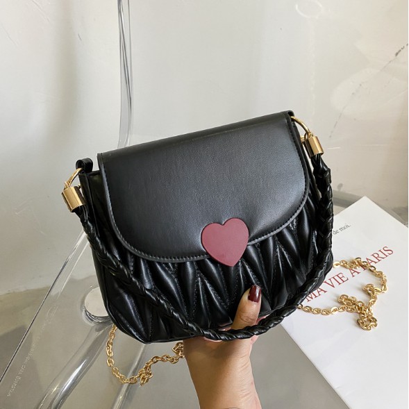 Túi trần tràm khóa trái tim đeo được 2 kiểu A016