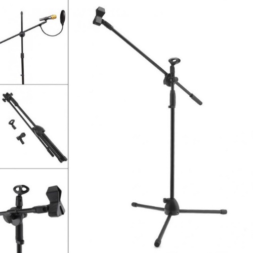 Chân đế đứng kẹp Micro bom mic stand-chân đế micro sân khấu
