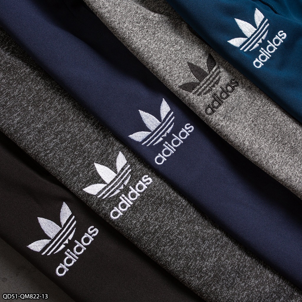Quần dài thể thao Adidas poly 2 da QD51 thuê logo - thể thao nam VNXK
