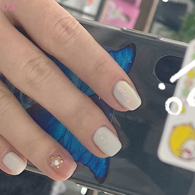 Gel Sơn Móng Tay Màu Trắng Sữa Thời Trang Mùa Hè