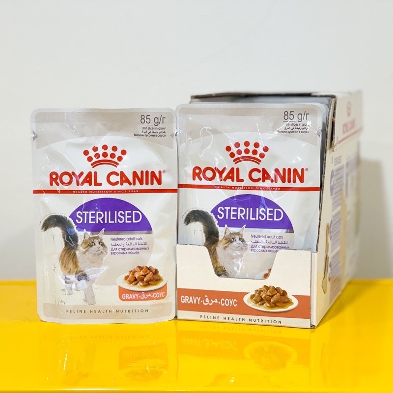 [ 85gr ] Pate Royal Canin Sterilised Cho Mèo Triệt Sản Trưởng Thành
