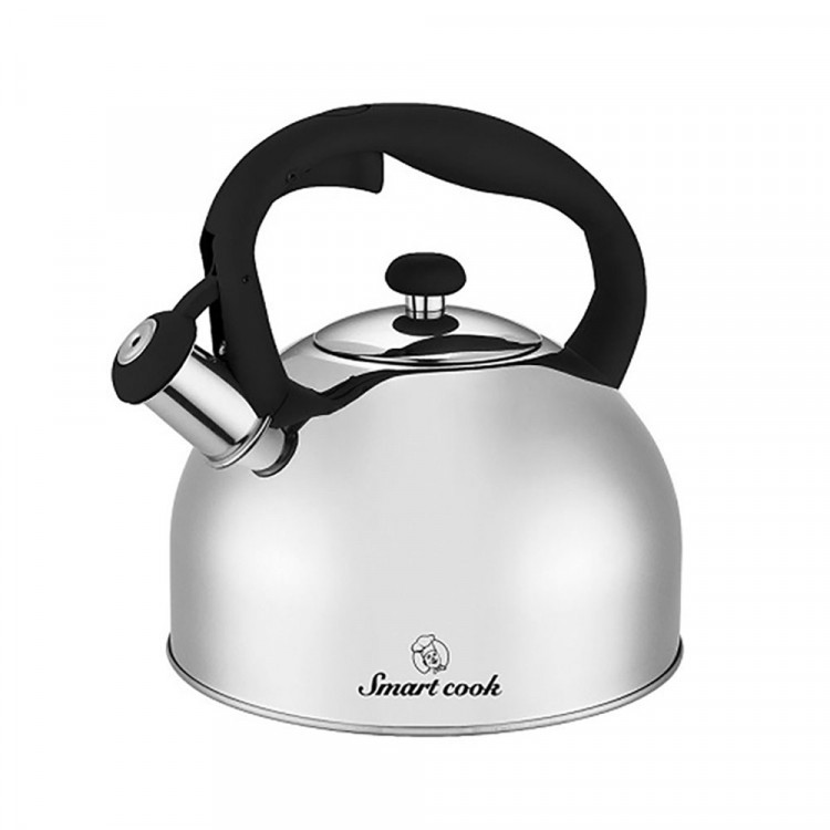 ẤM ĐUN NƯỚC BẰNG INOX CAO CẤP SMARTCOOK 2.5L SM3374- DÙNG BẾP TỪ, HỒNG NGOẠI, GAS