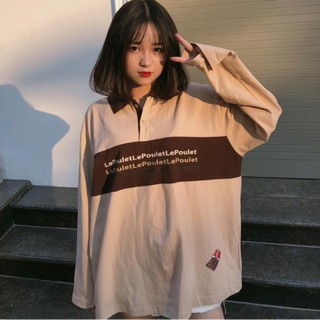 >> áo polo dài tay nữ ♥️ freeship ♥️ giảm 20k khi nhập - polo chocolate