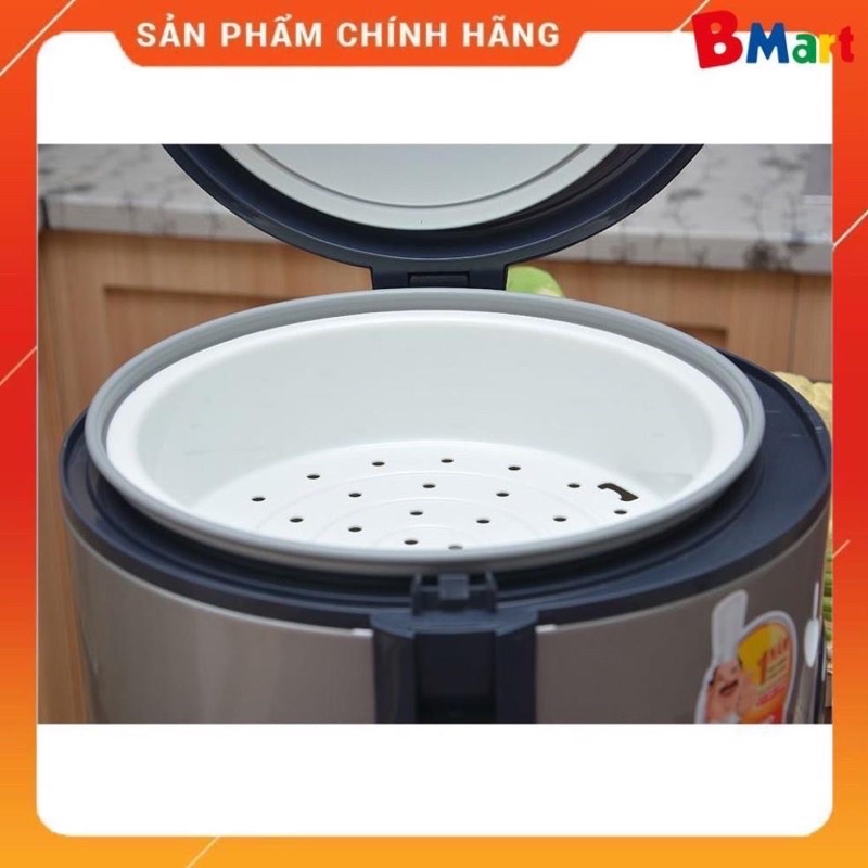 Nồi cơm điện nắp gài Sharp KS-NR191STV &quot;SS&quot; dung tích 1,8L bảo hành 12 tháng