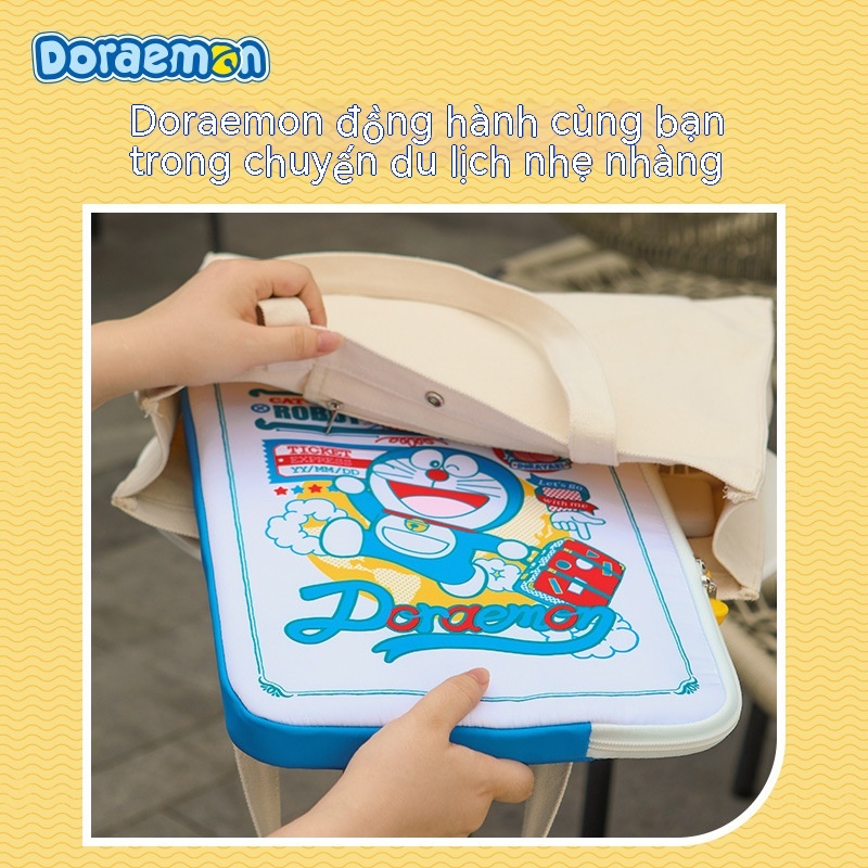 Túi Đựng Laptop Không Dây Hình Doraemon Cho ipad