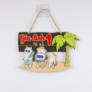 Bảng gỗ Gia đình là số 1