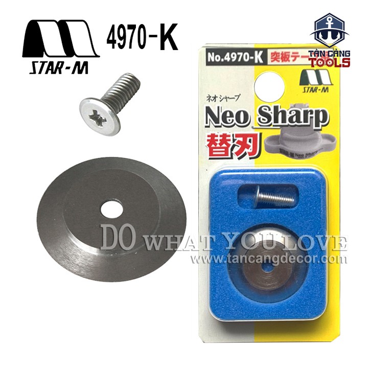 Lưỡi Dao Thay Thế Gọt Cạnh Chỉ Cạnh Cong Star-M 4970 NeoSharp