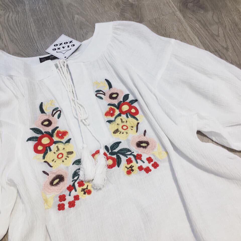 Bộ đũi thêu hoa nổi hotreend  )Kèm hình thật