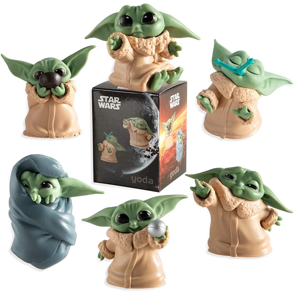 Mô hình nhân vật yoda trong phim star wars size mini 5-6cm