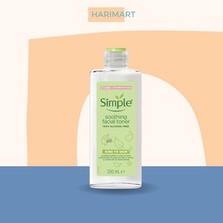 Nước hoa hồng Simple, Toner Simple Kind To Skin Soothing Facial 200ml