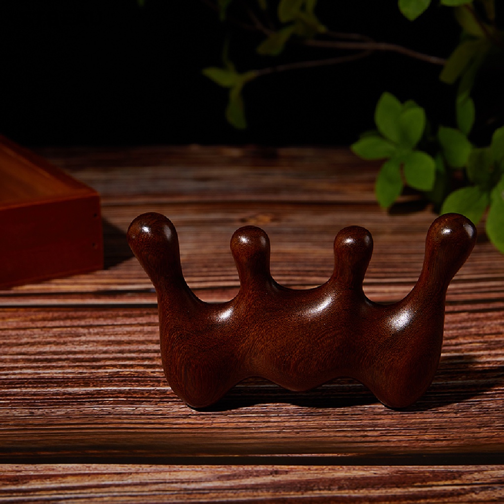 1 Lược Chải Tóc Mát Xa Da Đầu Bằng Gỗ Đàn Hương Răng Thưa Chống Tĩnh Điện