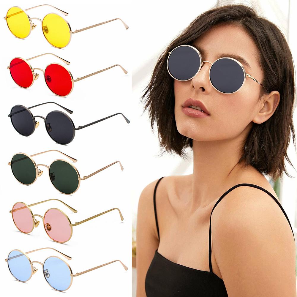 Kính Mát Tròn Gọng Kim Loại Chống Tia UV MIHAN1 Phong Cách Cổ Điển Cho Nam Và Nữ