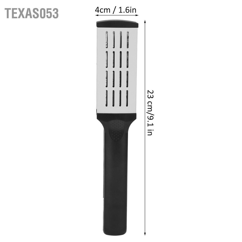 Texas053 Lược duỗi thẳng Rỗng khí chịu nhiệt độ cao Bàn chải tạo kiểu tóc hai mặt màu đen trắng cho nhà