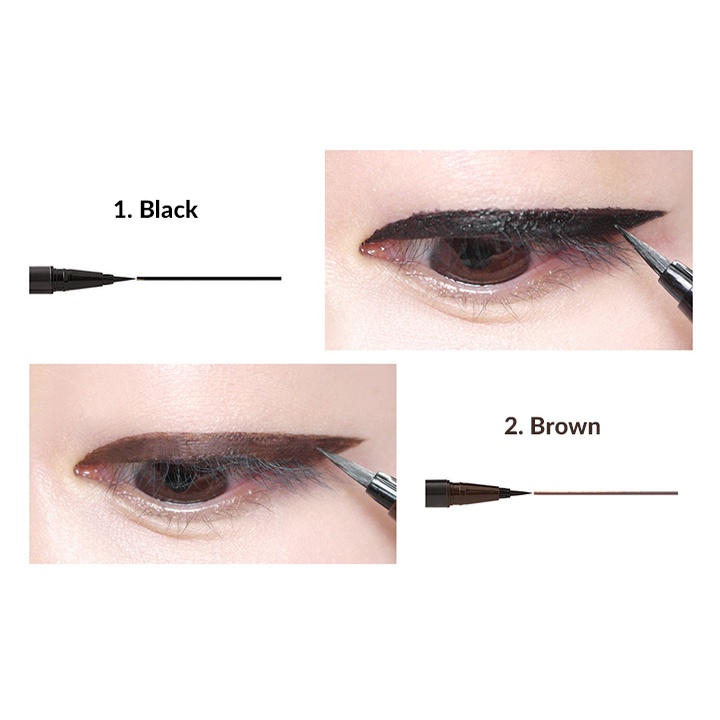 Kẻ Mắt 3ce Liquid Brush Eye Liner- Màu Brown