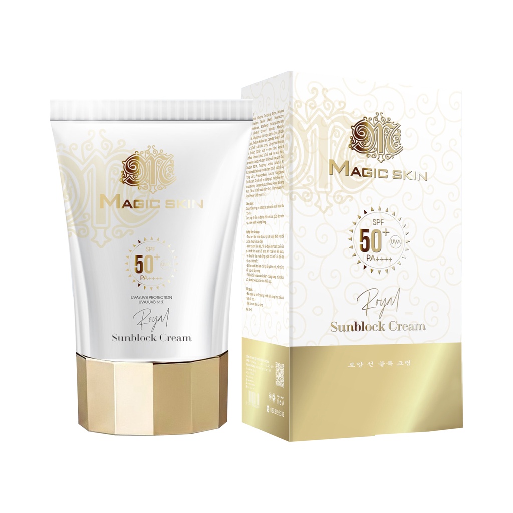 Kem chống nắng dưỡng da Hoàng Cung Royal Sunblock Cream Magic Skin
