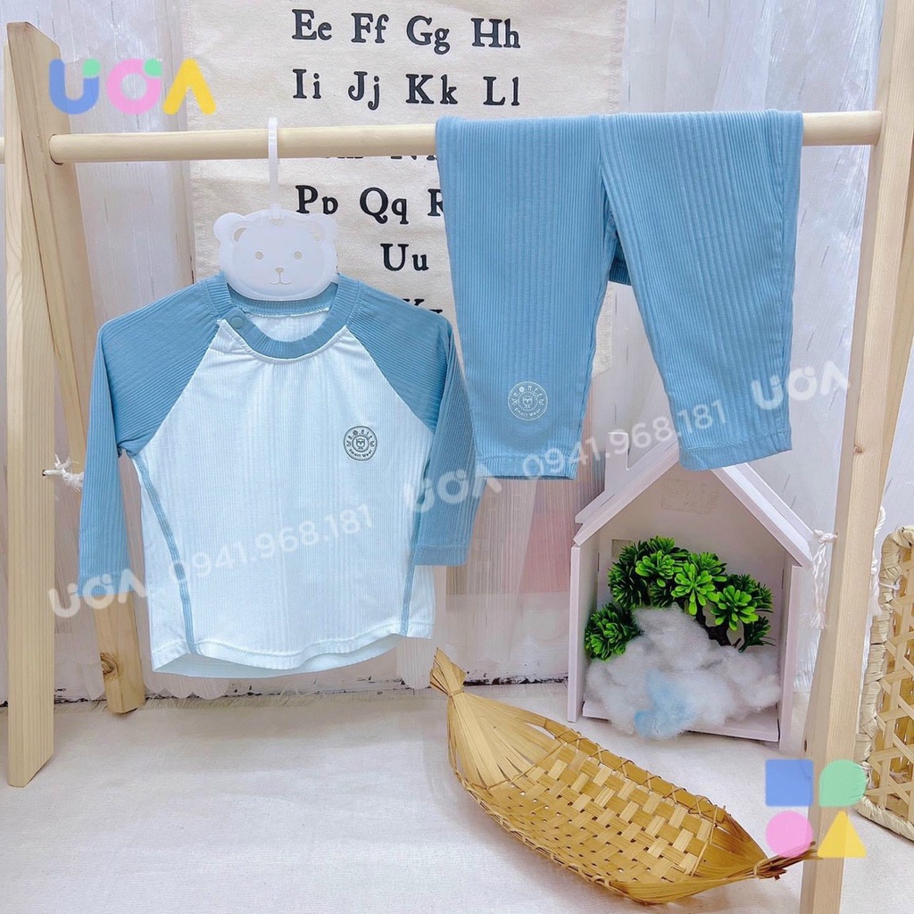 HRNEE - Bộ dài tay modal 9m - 4Y