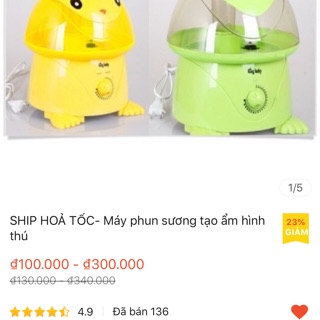 HOT CHO MÙA HÈ!! Máy phun sương tạo ẩm hình thú!