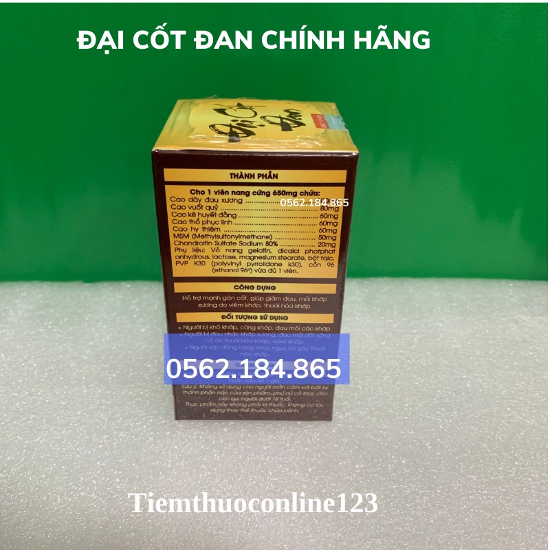 ĐẠI CỐT ĐAN ❤️  ❤️ XƯƠNG KHỚP ĐẠI CỐT ĐAN PHỤC HỒI GÂN CỐT