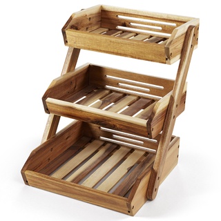 Kệ gỗ để gia vị nhà bếp - Giỏ chứa trái cây- Giỏ trái cây - Kệ để bánh ăn dặm cho bé- Kệ để sữa