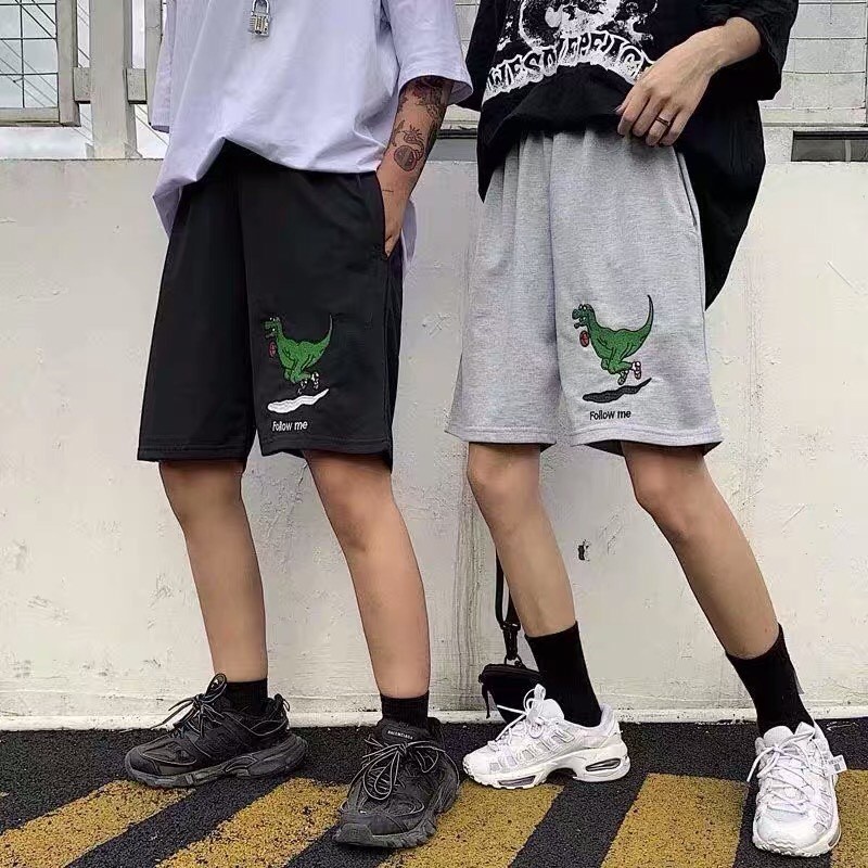 Quần đùi nam shorts nữ thun cotton da cá unisex thể thao cao cấp ống rộng bigsize mặc nhà ngủ thời trang hàn quốc KL