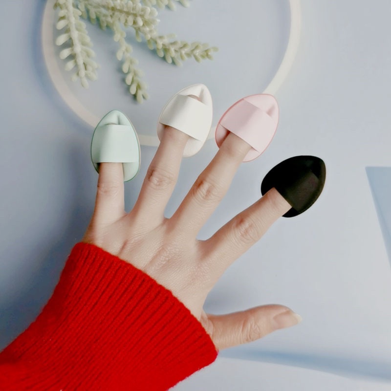 Bông mút trang điểm mini ngón tay tiện lợi