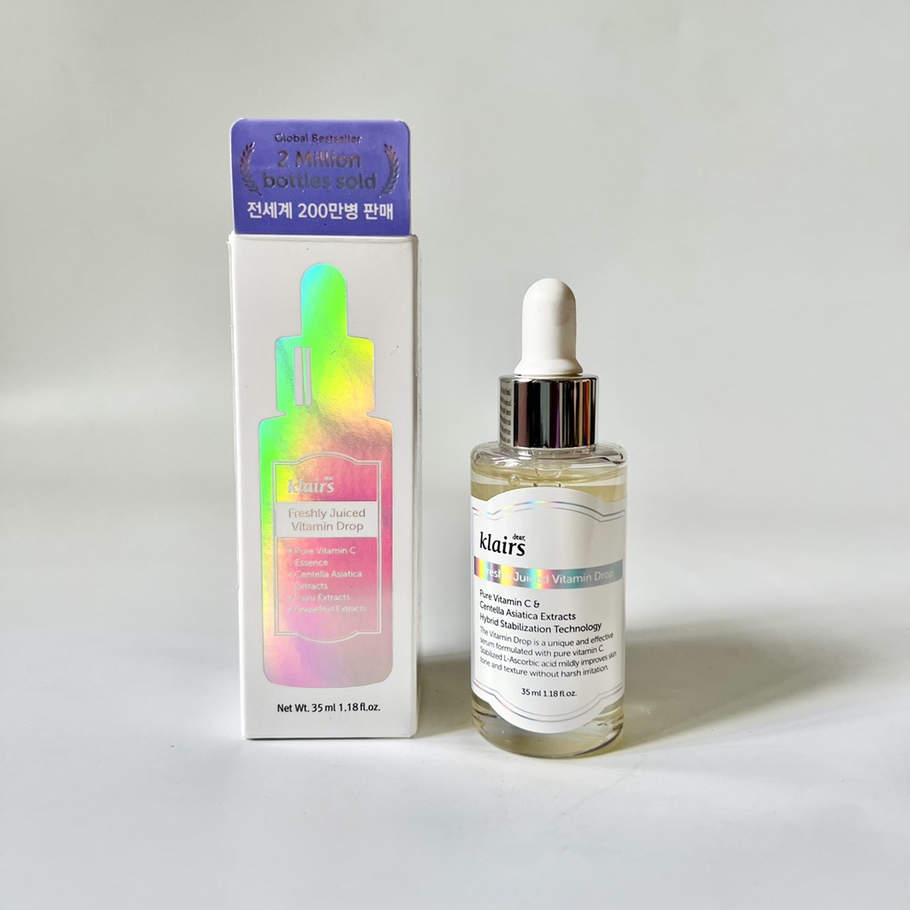 Tinh Chất Vitamin C Giúp Mờ Thâm Nám, Trắng Sáng Dành Dear, Klairs Freshly Juiced Vitamin Drop 35ml
