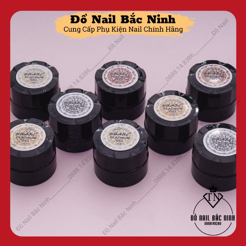 Gel Nhũ Vẽ Viền Móng Nail Loại Đặc Huaxi Đủ Màu Siêu Đẹp