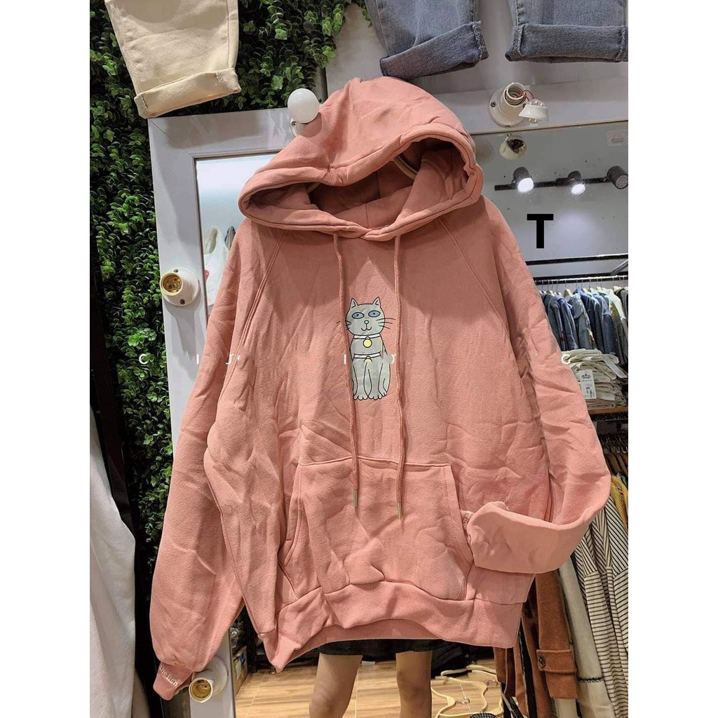[FREESHIP ĐƠN TỪ 50K] Áo hoodie mèo đeo chuông DTR1119