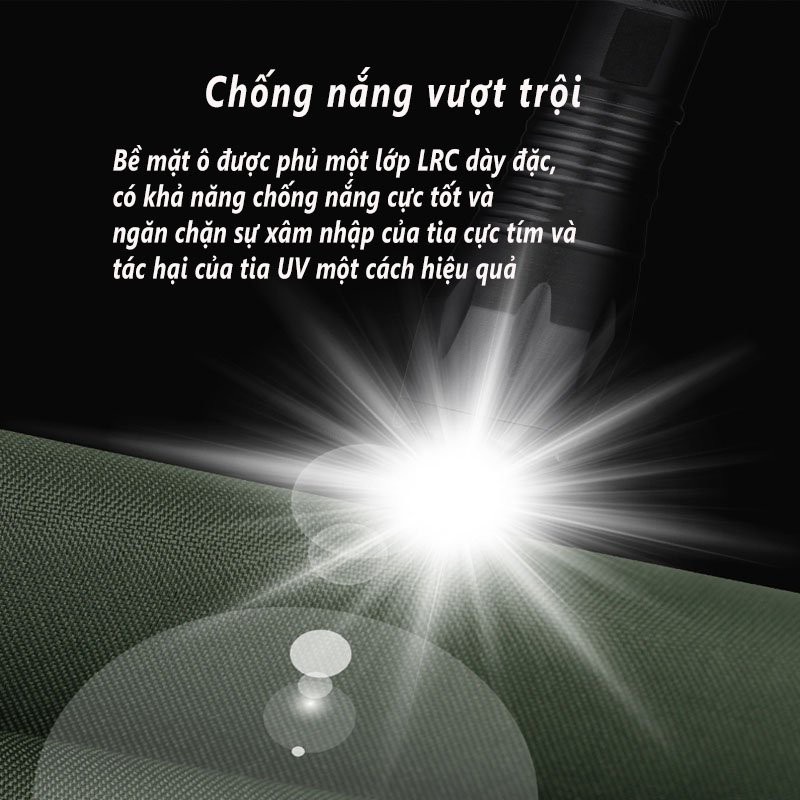 Ô Dù 12 Nan LUXQIND Che Mưa Đi Nắng Cao Cấp Tự Động Gấp Gọn Chống Tia UV Chất Liệu Vải Dù Chống Nhăn