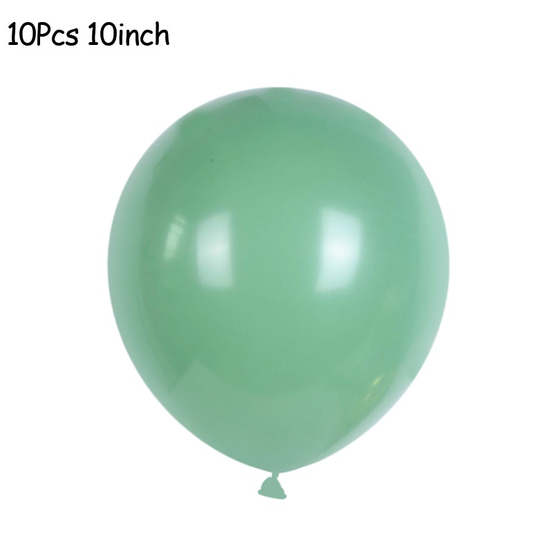 Bộ 19 Bong Bóng Latex Màu Xanh Lá Cây Trang Trí Tiệc Sinh Nhật Bé/Sân Vườn/Tiệc Cưới/Sinh Nhật Cho Trẻ Em