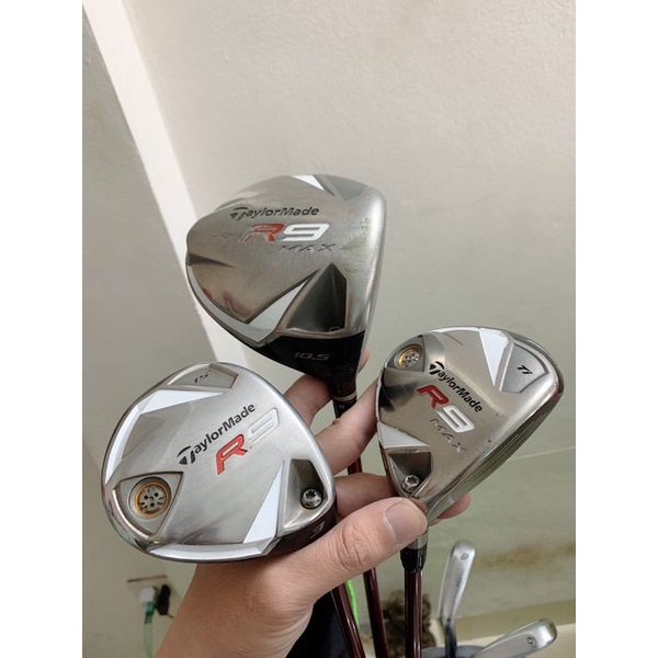 Bộ golf Taylormade R9 Nhật cán sắt 11 gậy golf và túi to