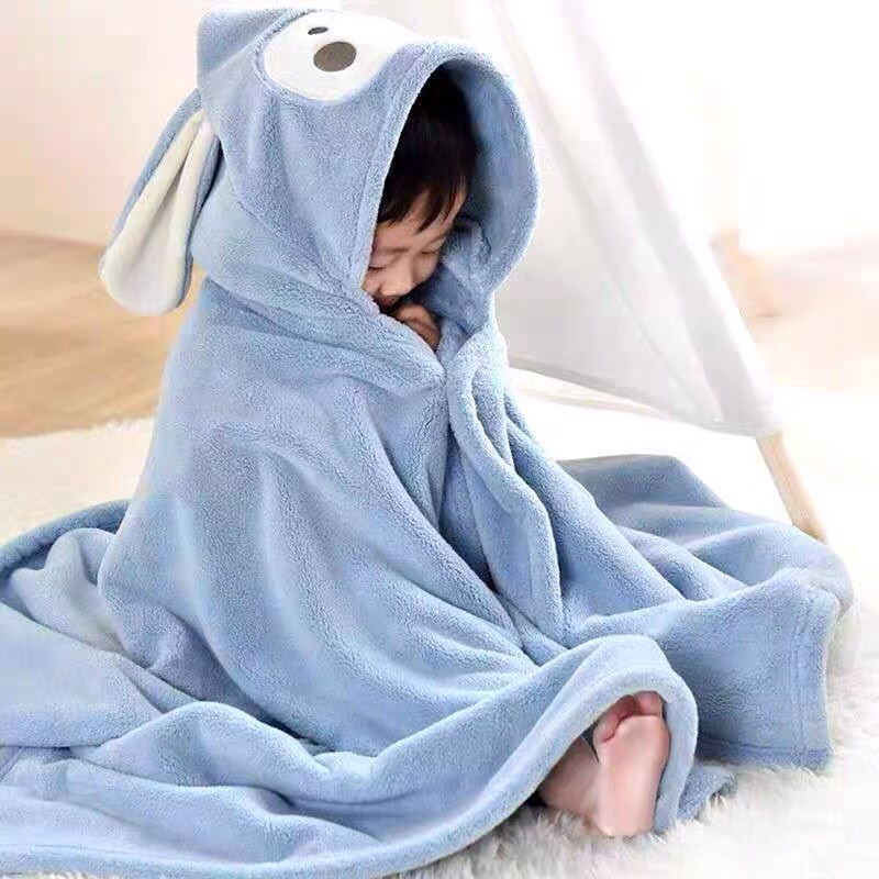 Khăn choàng tắm cho bé có mũ , áo choàng tắm cho bé TUTI MOMMY