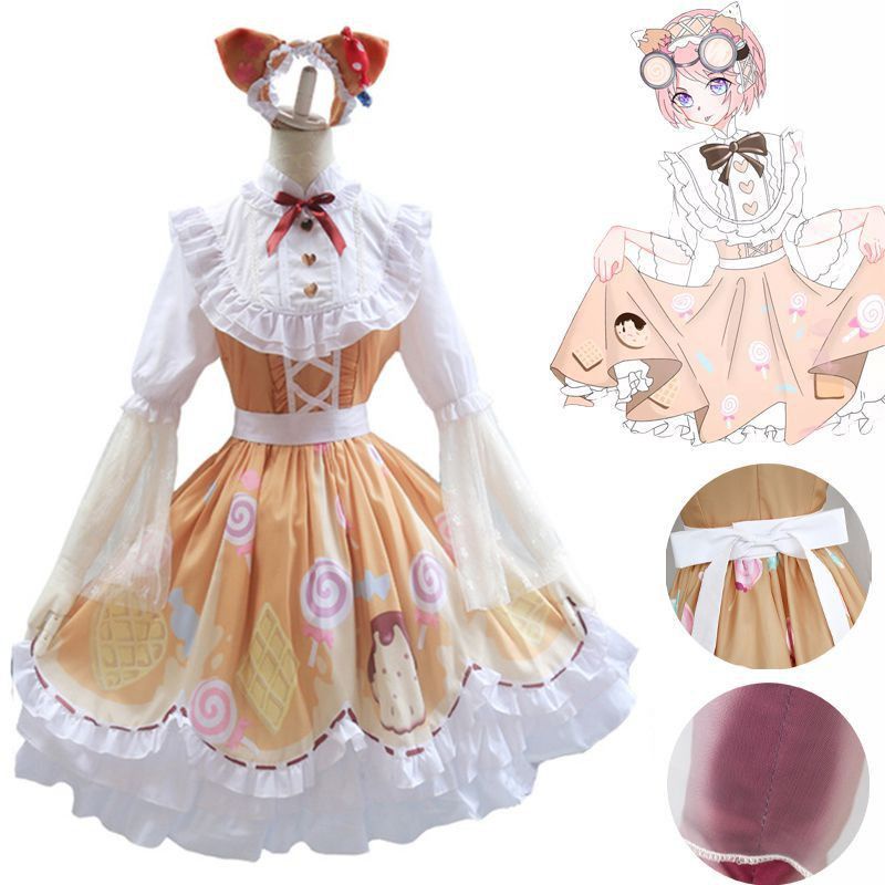 [O] Costume wig cosplay Tracy - Identity V -  Đầm Hóa Trang Công Chúa Lolita A Đáng Yêu [Miu Cosplay] | BigBuy360 - bigbuy360.vn