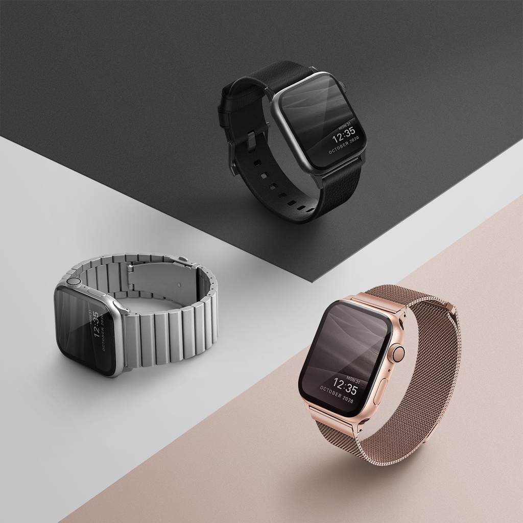 Dây Thép UNIQ Mesh Steel Strap Dành Cho Apple Watch size 38/40/41 và 42/44/45mm