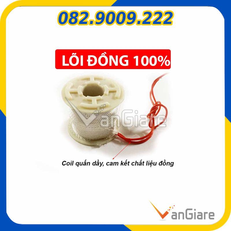 [Đủ size, lõi đồng 100%] Coil van điện từ đồng (dành cho van Unid, van STNC...) điện 12v, 24v, 110v, 220v