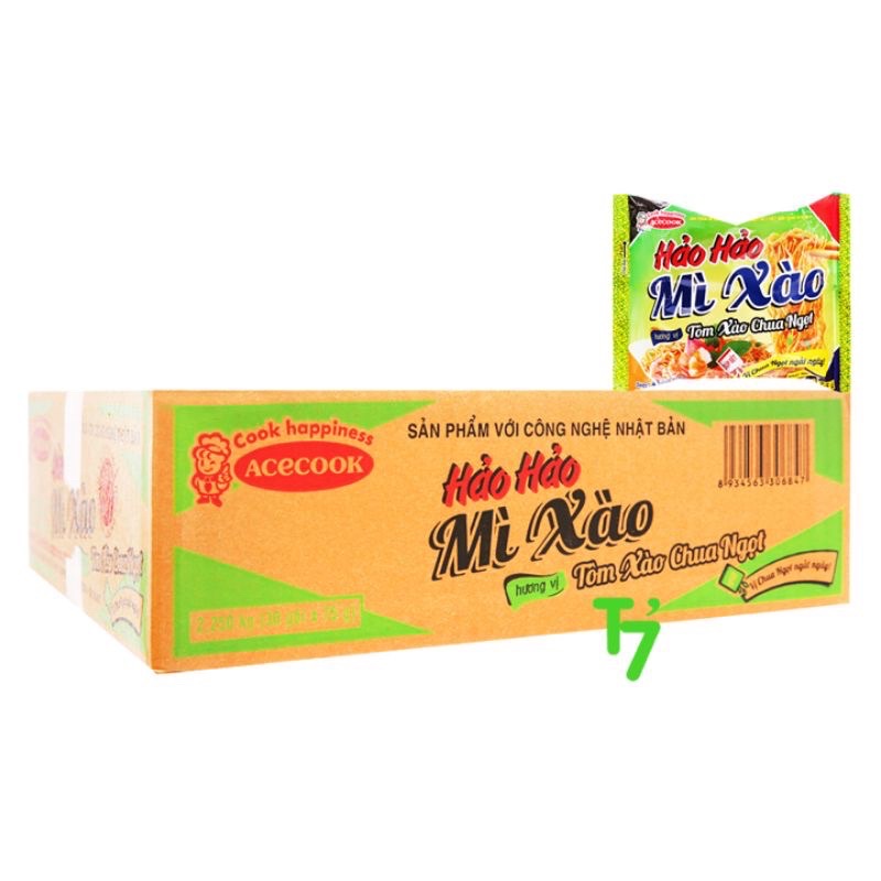 Thùng 30 gói mì ăn liền hảo hảo acecook